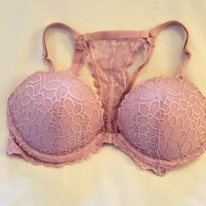 Pink Victoria Secret Razorback Bra 36D